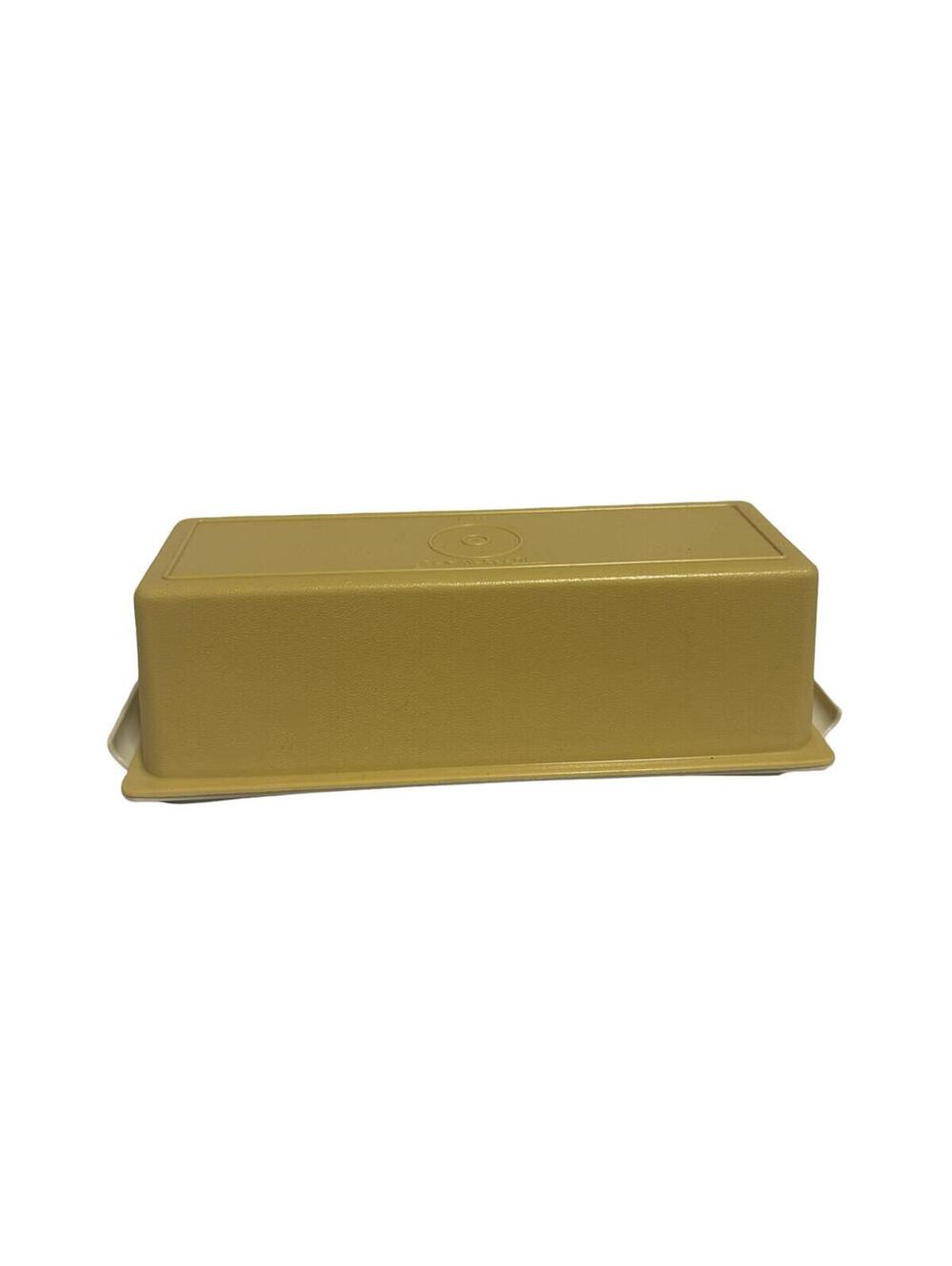 Vintage‎ Tupperware Harvest Gold Butter Dish USA